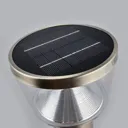 LED solar pillar light Antje, motion detector