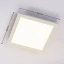Arcchio Tinus LED panel, RGB, 29.5 cm x 29.5 cm