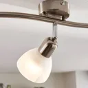 Lindby Paulina LED ceiling lamp, 3-bulb, long