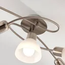 Five-bulb LED ceiling lamp Paulina, living room