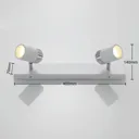 Two-bulb wall and ceiling spotlight Kardo, IP44