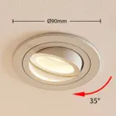 Recessed light Enne with a round form, white