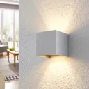 Zuzana aluminium wall light with a G9 LED bulb