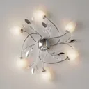 Freda pretty ceiling light, chrome