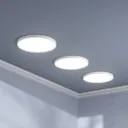 Dimmable LED ceiling lamp Solvie in white