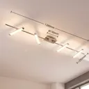 Pilou four-bulb LED ceiling light, dimmable