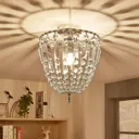 Sparkling glass crystal ceiling light Lionello