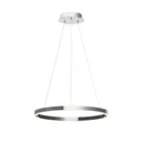 Dimmable LED pendant light Lyani in chrome, 60 cm