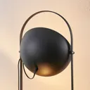 Floor lamp Muriel, 3-bulb, black/gold
