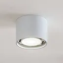 LED ceiling spotlight Mabel, round, white