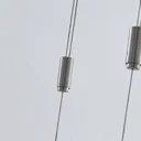 LED hanging light Marija, vertical panel, gold
