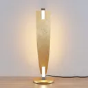 Marija LED table lamp in elegant gold