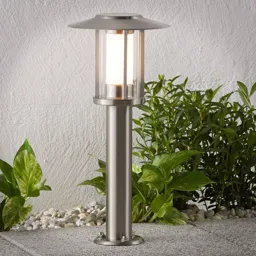 LED pillar lamp Gregory stainless steel