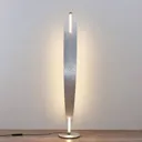 Marija LED floor lamp in elegant silver