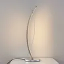 Marija LED table lamp with an elegant silver look