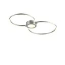 LED ceiling light Duetto, circles