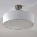 Ceiling lamp Umma, semi-flush, white