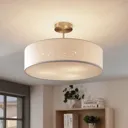 Ceiling lamp Umma, semi-flush, white