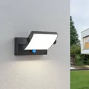 Sherin LED solar outdoor wall lamp with sensor