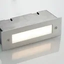 Roni LED deck light, stainless steel, 19.5 cm