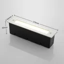 Roni LED deck light, stainless steel, 27 cm