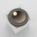 Pordis LED recessed wall light, IP65, round