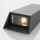Dagur LED outdoor wall light, dark grey
