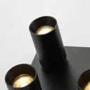 Arcchio Brinja spotlight angular black/gold 4-bulb