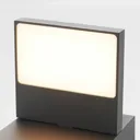 Silvan LED outdoor wall lamp, dark grey