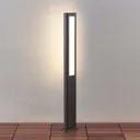 Mhairi LED path light, angular, dark grey, 100 cm