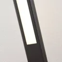 Mhairi LED pillar lamp, angular, dark grey, 50 cm