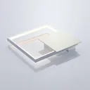 Anays LED wall lamp, square, 32 cm
