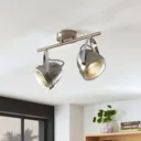 Zoja ceiling spotlight, 2-bulb