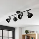 Lovro ceiling spotlight with four bulbs