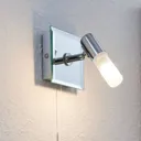 Zela wall light, bathroom light with pull switch