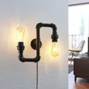 Josip industrial style wall light, up & down