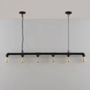 Josip linear pendant light in an industrial style