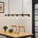 Josip linear pendant light in an industrial style