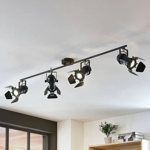 Tilen ceiling spotlight, four-bulb