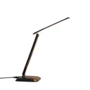 Lindby Ludmilla LED table lamp, display, black