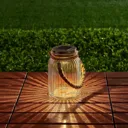 Farid LED glass solar lantern
