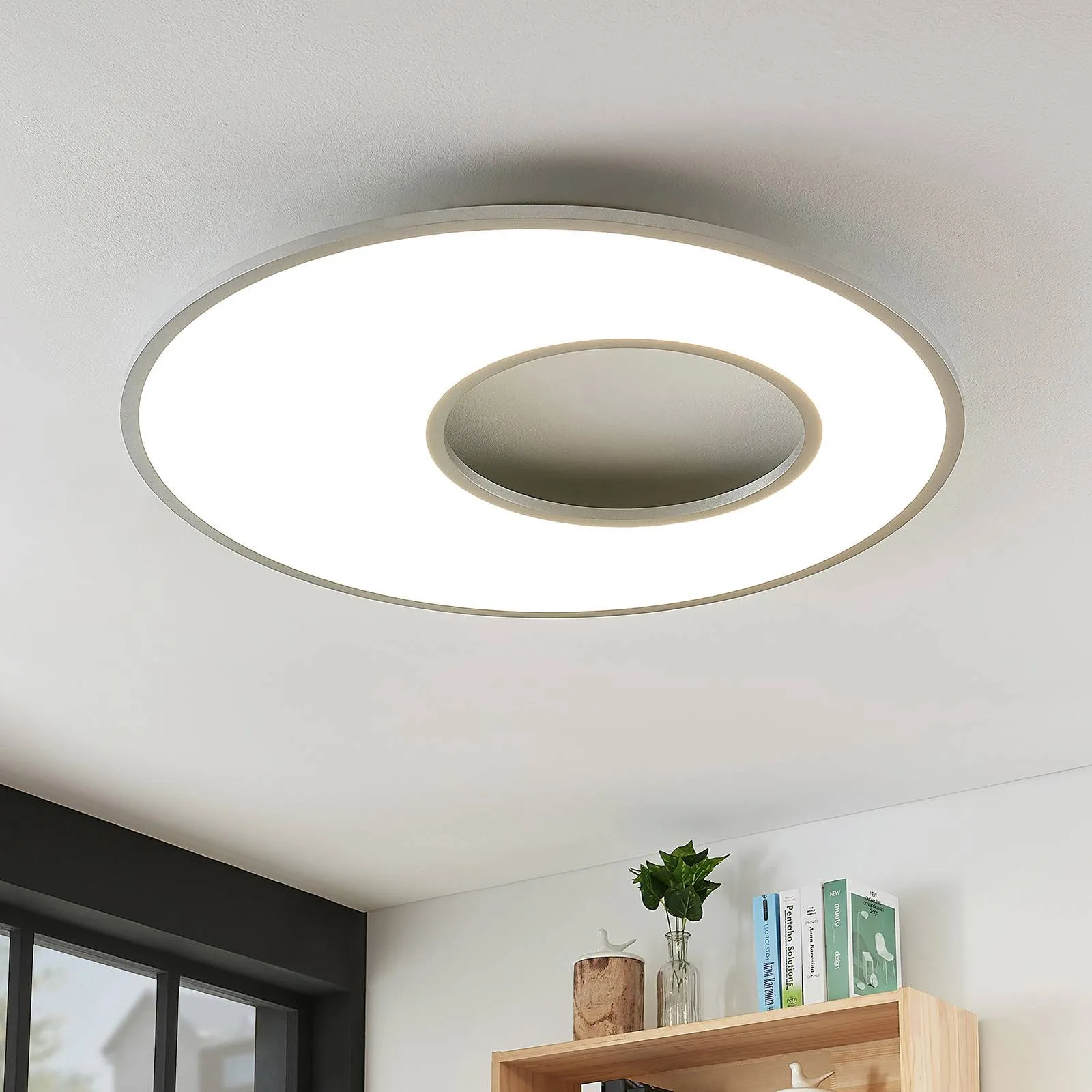 Durun LED ceiling light, dimmable CCT round 80 cm