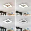 Durun LED ceiling lamp dimmable CCT angular 60 cm