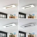 Durun LED ceiling lamp, dimmable CCT angular 96 cm