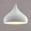 Ritana aluminium pendant light, white