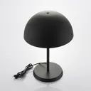 Idalene metal table lamp, black and gold