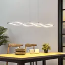 Roan LED linear pendant light, wave-shaped