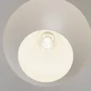 Bibiane glass ceiling lamp, opal white