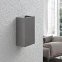 Smira concrete wall light in grey, 11 x 18 cm