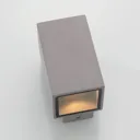Kaniel LED outdoor wall light, concrete